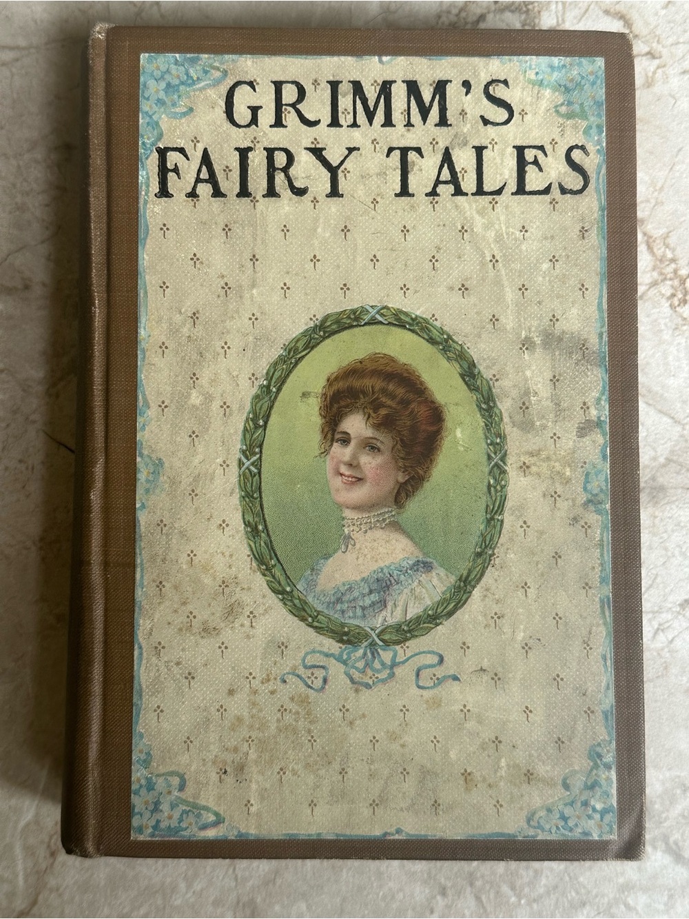 Antique Grimm’s Fairy Tales hardcover book Hurst & Company